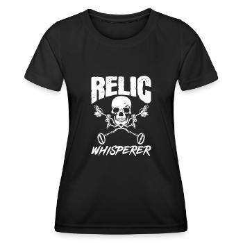 Détecteur de métaux Détection de métaux Chasse au trésor - T-shirt sport Femme - noir - Devant - AI Model Female 172 light (172cm)