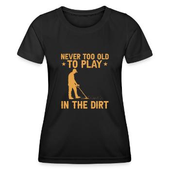 Détecteur de métaux Détection de métaux Chasse au trésor - T-shirt sport Femme - noir - Devant - AI Model Female 172 light (172cm)