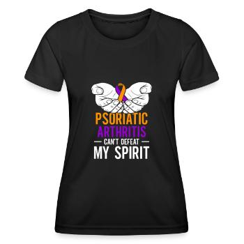 Psoriatic arthritis can't take my mind - Women's Functional T-Shirt - black - Front - AI Model Female 172 light (172cm)