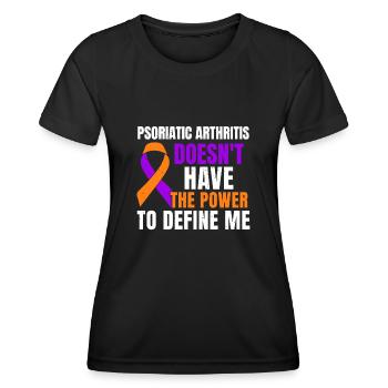 Psoriatische Arthritis Hat Nicht Die Macht, Mich - Frauen Funktions-T-Shirt - Schwarz - Vorne - AI Model Female 172 light (172cm)