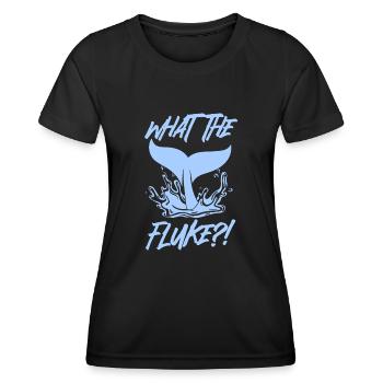 Orca Beobachtung für Buckelwale und Meerwale - Frauen Funktions-T-Shirt - Schwarz - Vorne - AI Model Female 172 light (172cm)