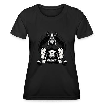 Deadlift Nordmann Athletes Athletes Vikings - Women's Functional T-Shirt - black - Front - AI Model Female 172 light (172cm)