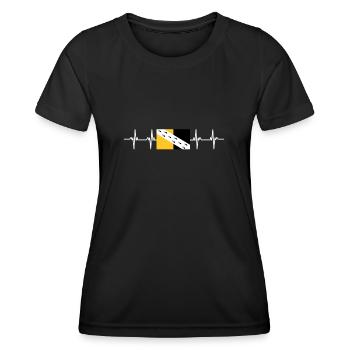 Royaume-Uni Norfolk Flag - T-shirt sport Femme - noir - Devant - AI Model Female 172 light (172cm)