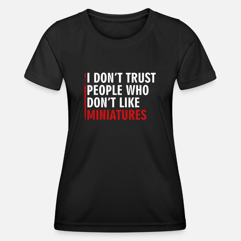 Model making brush model maker - Women's Functional T-Shirt - black