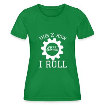 Volatility Options Trading Trader - Women's Functional T-Shirt - kelly green - Front - AI Model Female 172 dark (172cm)