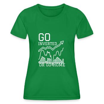 Volatility Options Trading Trader - Women's Functional T-Shirt - kelly green - Front - AI Model Female 172 dark (172cm)