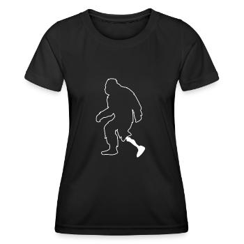 Ein Bein Witz Humor Geschenk - Frauen Funktions-T-Shirt - Schwarz - Vorne - AI Model Female 172 light (172cm)