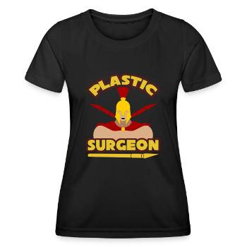 Modellbauer lustig Modellbau - Frauen Funktions-T-Shirt - Schwarz - Vorne - AI Model Female 172 light (172cm)