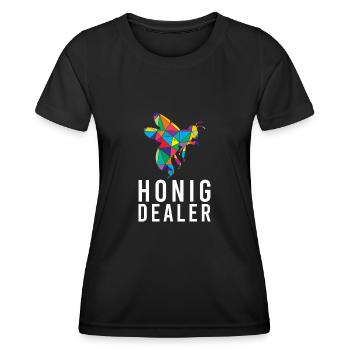 Honey Dealer Bee Honey Bee Beekeeper Bees - Women's Functional T-Shirt - black - Front - AI Model Female 172 light (172cm)
