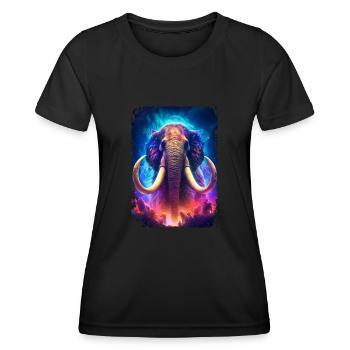 Mammouth - T-shirt sport Femme - noir - Devant - AI Model Female 172 light (172cm)