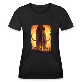 Mammouth - T-shirt sport Femme - noir - Devant - AI Model Female 172 light (172cm)