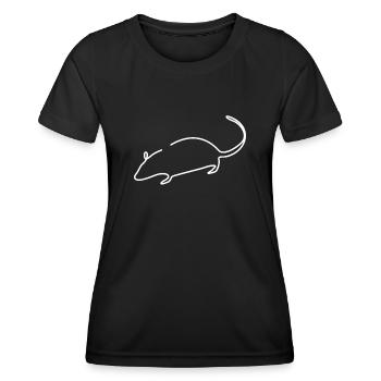 Rat, Mouse, Rats - Women's Functional T-Shirt - black - Front - AI Model Female 172 light (172cm)