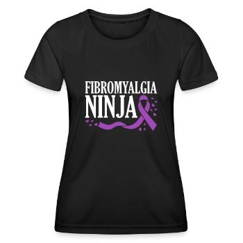 Fibromyalgia Awareness Day - Women's Functional T-Shirt - black - Front - AI Model Female 172 light (172cm)