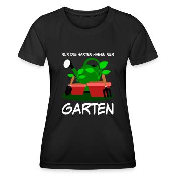Garten Spruch Galabau Galabauer Gärtner - Frauen Funktions-T-Shirt - Schwarz - Vorne - AI Model Female 172 light (172cm)