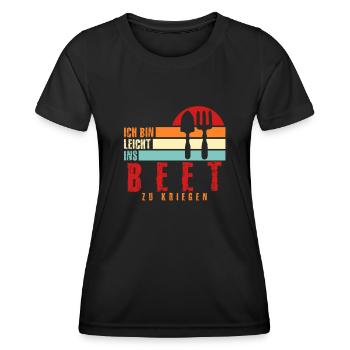 Garten Galabau Gärtner Galabauer - Frauen Funktions-T-Shirt - Schwarz - Vorne - AI Model Female 172 light (172cm)