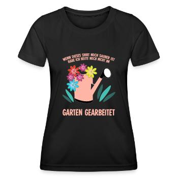 Garten Galabau Gärtner Galabauer - Frauen Funktions-T-Shirt - Schwarz - Vorne - AI Model Female 172 light (172cm)