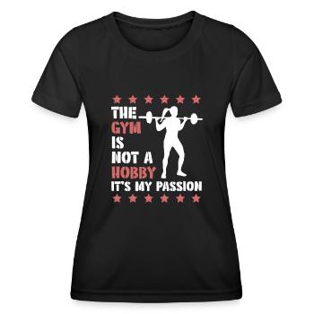 Fitness Sport Gym - T-shirt sport Femme - noir - Devant - AI Model Female 172 light (172cm)