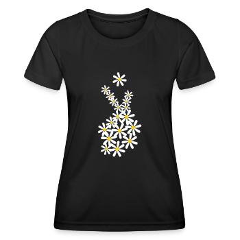 Daisy Kpop Korean Pop Music K-Pop - Women's Functional T-Shirt - black - Front - AI Model Female 172 light (172cm)