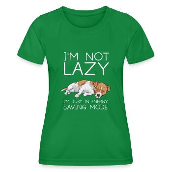 Jack Russell Terrier - Women's Functional T-Shirt - kelly green - Front - AI Model Female 172 dark (172cm)