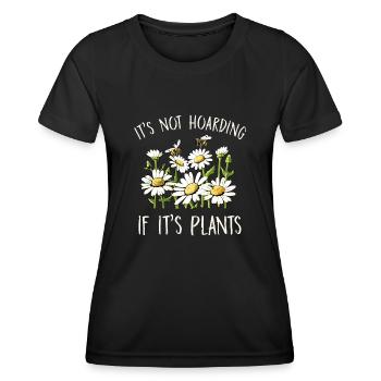 Marguerites Marguerites d’été Marguerites Jardin de fleurs - T-shirt sport Femme - noir - Devant - AI Model Female 172 light (172cm)