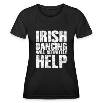 Dancing Dance Music - Frauen Funktions-T-Shirt - Schwarz - Vorne - AI Model Female 172 light (172cm)