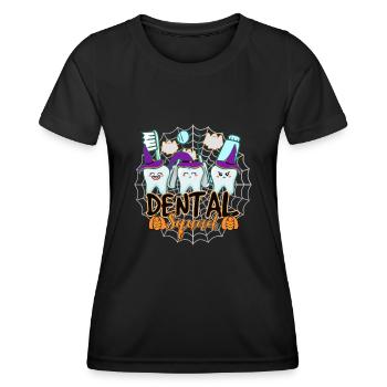 Zahn Zähne Zahnarzt Zahnmedizinische Angestellte - Frauen Funktions-T-Shirt - Schwarz - Vorne - AI Model Female 172 light (172cm)