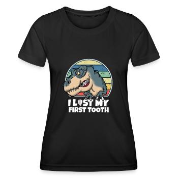 Zahn Zähne Zahnarzt Zahnmedizinische Angestellte - Frauen Funktions-T-Shirt - Schwarz - Vorne - AI Model Female 172 light (172cm)