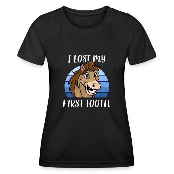 Zahn Zähne Zahnarzt Zahnmedizinische Angestellte - Frauen Funktions-T-Shirt - Schwarz - Vorne - AI Model Female 172 light (172cm)