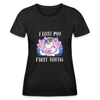 Zahn Zähne Zahnarzt Zahnmedizinische Angestellte - Frauen Funktions-T-Shirt - Schwarz - Vorne - AI Model Female 172 light (172cm)