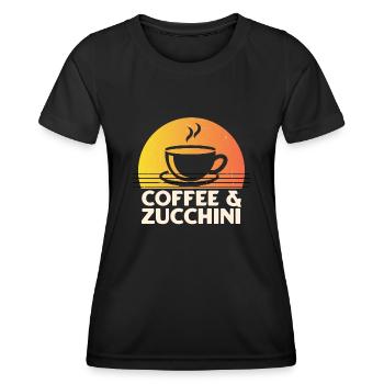 Virtual Reality VR Geschenk - Frauen Funktions-T-Shirt - Schwarz - Vorne - AI Model Female 172 light (172cm)