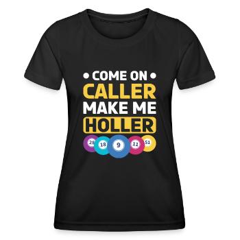 Bingo Bingo Player Retirement Home Bingo Party - Women's Functional T-Shirt - black - Front - AI Model Female 172 light (172cm)