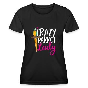 Yellow-breasted Macaw Parrot Blue And Yellow Macaw - Women's Functional T-Shirt - black - Front - AI Model Female 172 light (172cm)