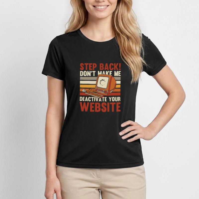 Web Developer Web Developer Funny Women's Functional T-Shirt