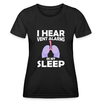 Respiratory Therapists Respiratory Therapist Occupational Therapists - Women's Functional T-Shirt - black - Front - AI Model Female 172 light (172cm)
