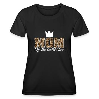 Mutter Der Wilden Einen 1. Geburtstag Frauen - Frauen Funktions-T-Shirt - Schwarz - Vorne - AI Model Female 172 light (172cm)