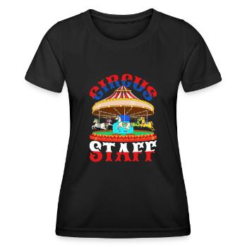 Amateur de cirque Artiste de cirque Cadeau Cirque - T-shirt sport Femme - noir - Devant - AI Model Female 172 light (172cm)