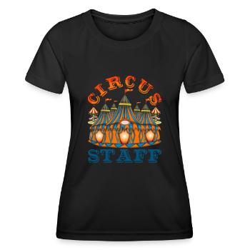 Circus Lover Circus Artist Gift Circus - Women's Functional T-Shirt - black - Front - AI Model Female 172 light (172cm)