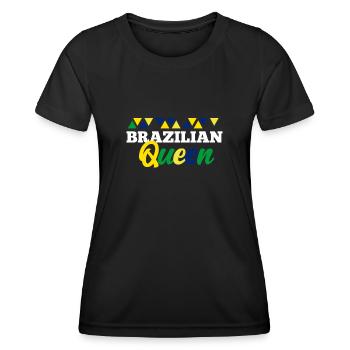 Brazil - Women's Functional T-Shirt - black - Front - AI Model Female 172 light (172cm)