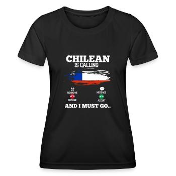 Chili - T-shirt sport Femme - noir - Devant - AI Model Female 172 light (172cm)