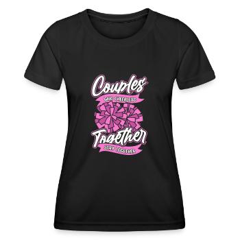 Cheerleader Cheerleading C - Frauen Funktions-T-Shirt - Schwarz - Vorne - AI Model Female 172 light (172cm)
