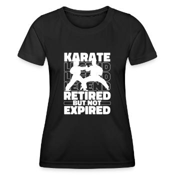 Karate Im Ruhestand - Frauen Funktions-T-Shirt - Schwarz - Vorne - AI Model Female 172 light (172cm)