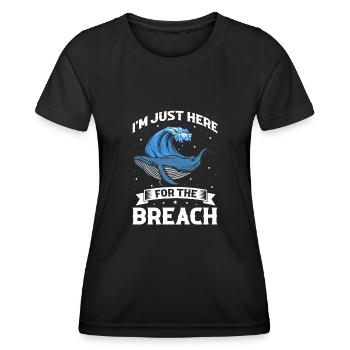 Orca Beobachtung für Buckelwale und Meerwale - Frauen Funktions-T-Shirt - Schwarz - Vorne - AI Model Female 172 light (172cm)