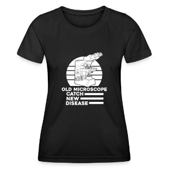 Biologie Biologe - Frauen Funktions-T-Shirt - Schwarz - Vorne - AI Model Female 172 light (172cm)