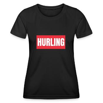 Irish Dublin Hurling - Women's Functional T-Shirt - black - Front - AI Model Female 172 light (172cm)