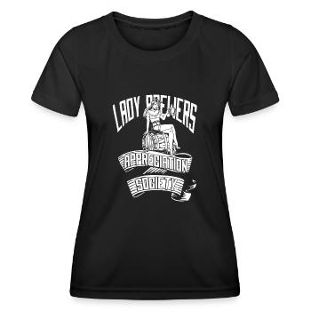Craft Beer Bier Craftbier Dame - Women's Functional T-Shirt - black - Front - AI Model Female 172 light (172cm)