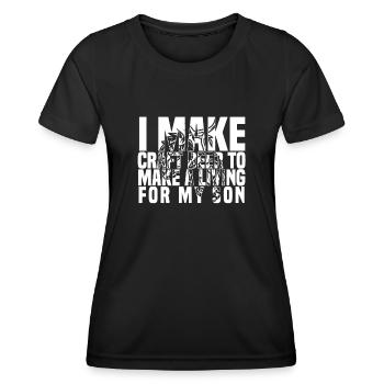 Craft Beer Bier Craftbier - Women's Functional T-Shirt - black - Front - AI Model Female 172 light (172cm)