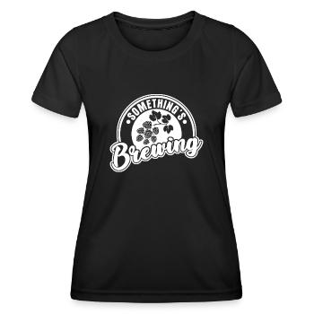 Brasserie de bière Brasserie de houblon de bière - T-shirt sport Femme - noir - Devant - AI Model Female 172 light (172cm)