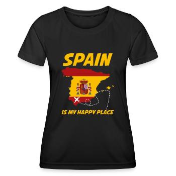 Spain Holidays - Women's Functional T-Shirt - black - Front - AI Model Female 172 light (172cm)
