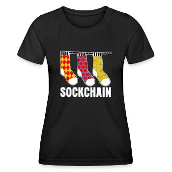 Admin Programmierer Computer - Frauen Funktions-T-Shirt - Schwarz - Vorne - AI Model Female 172 light (172cm)