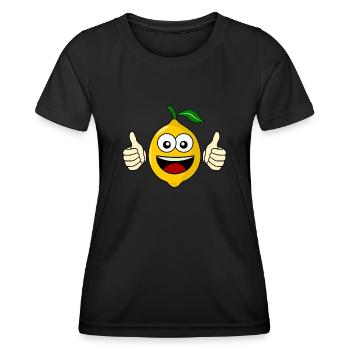 Lemon Motivation Lemon - Women's Functional T-Shirt - black - Front - AI Model Female 172 light (172cm)